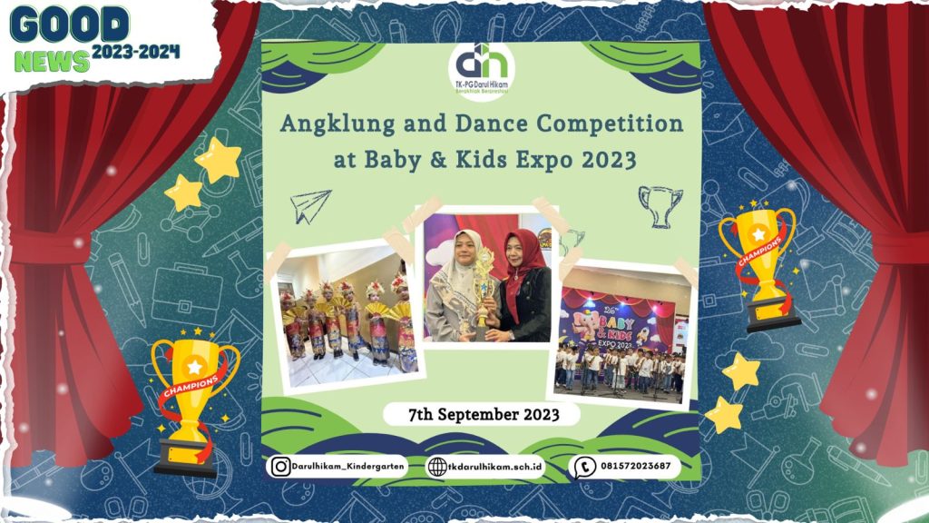 Angklung and Dance Competition at Baby & Kids Expo 2023