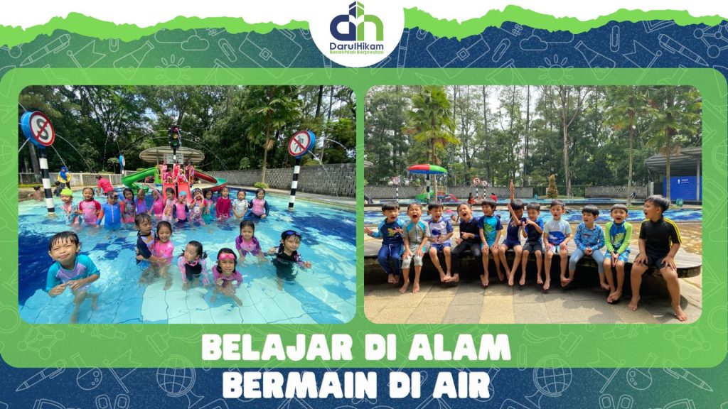SERU DAN ASIKNYA SISWA TK DARUL HIKAM BANDUNG BLA BERMAIN AIR