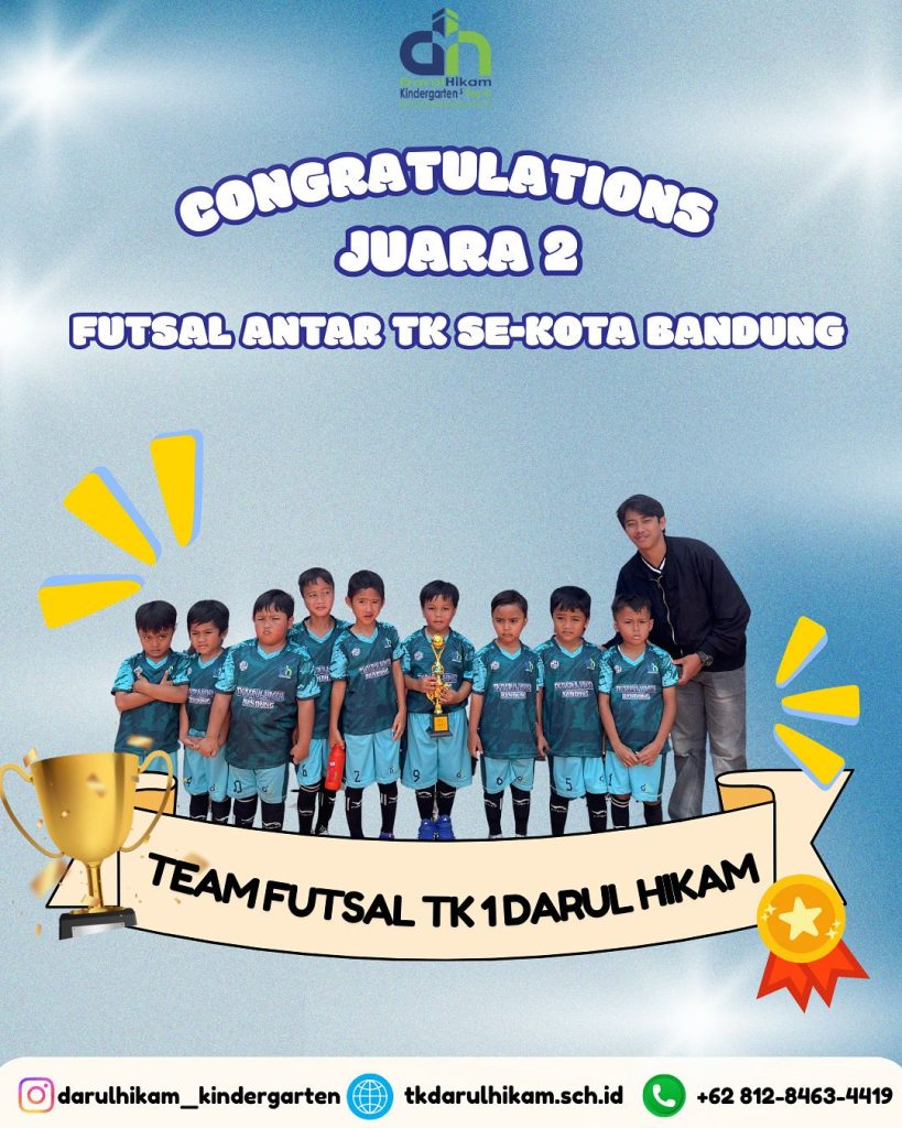 🏆Congratulations to our TK 1 Futsal Team for winning 2nd place!✨
